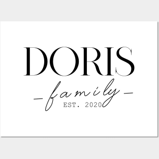 Doris Family EST. 2020, Surname, Doris Posters and Art